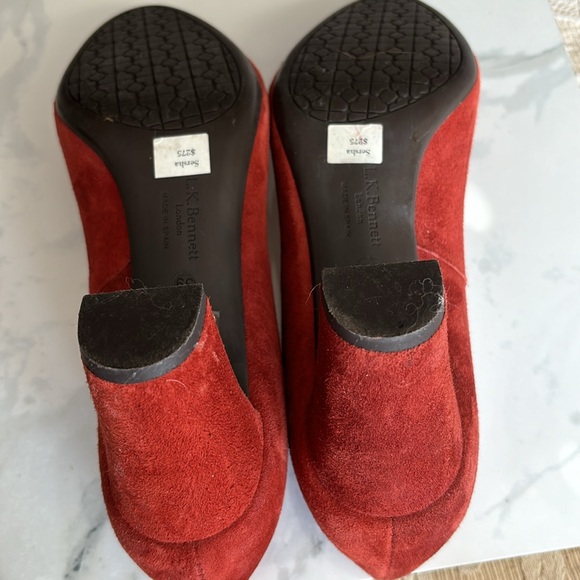 L.K. Bennett Sersha heels Sz 39 Suede - Picture 6 of 6